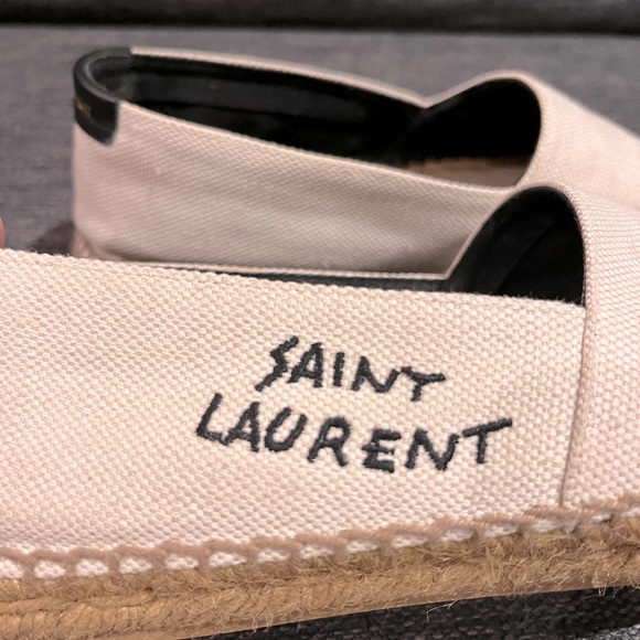Saint Laurent Embroidered Espadrilles in canvas size 37 - Picture 7 of 11
